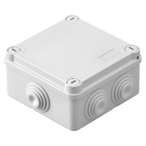 Gewiss ABZWEIGKÄSTEN MIT FLACHEM DECKEL UND SCHNELLBEFESTIGUNGSSCHRAUBE - IP55 - INNEN-ABMESSUNGEN 100X100X50 - MIT KABELEINFÜHRUNGEN - GWT960ºC - GRAU Gewiss ABZWEIGKÄSTEN MIT FLACHEM DECKEL UND SCHNELLBEFESTIGUNGSSCHRAUBE - IP55 - INNEN-ABMESSUNGEN 100X100X50 - MIT KABELEINFÜHRUNGEN - GWT960ºC - GRAU